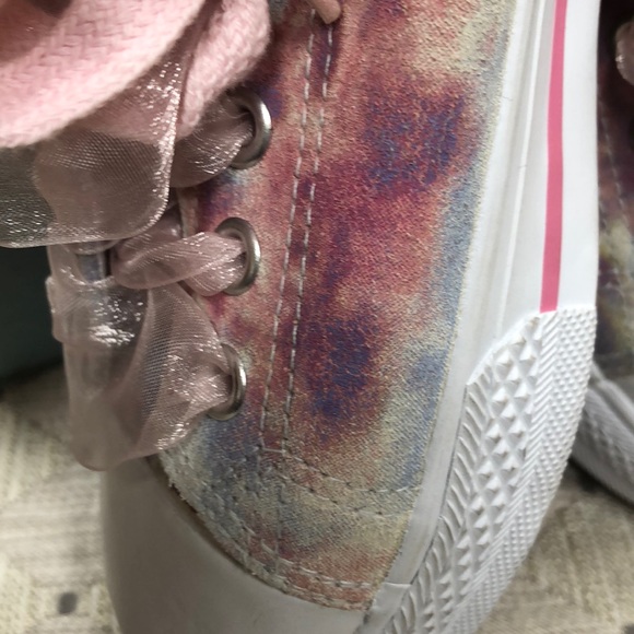BASS GIRLS SUEDE ABSTRACT SNEAKER NEW - Picture 7 of 15